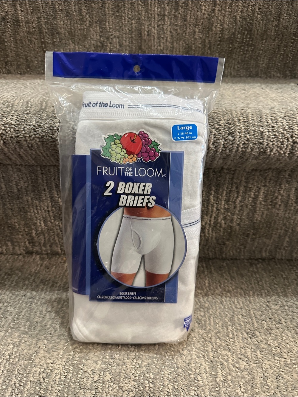New vintage dead stock 2004 fruit of the loom boxer brief pack